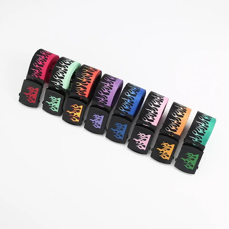 Ceinture de flamme de Style Punk – Décoration de personnalité Hip-hop Street Bad Boy tendance, Durab