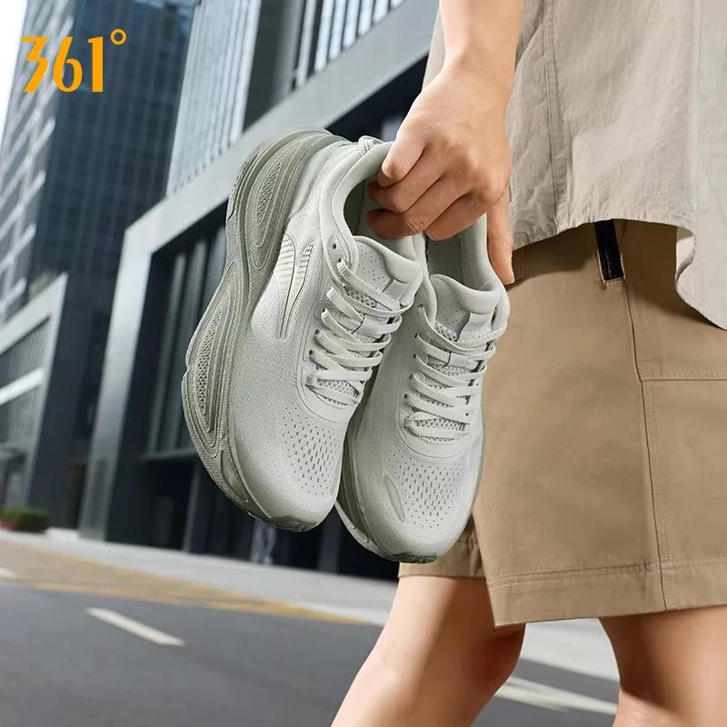 361 Degrees PopBlaze 6 chaussures de course pour hommes, légères, résistantes à l'usure, confortable