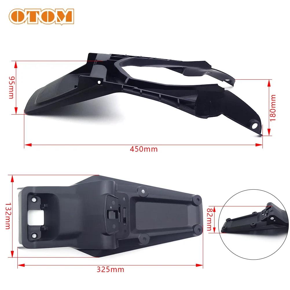 OTOM 19-21 moto garde-boue arrière feu arrière 12V LED feu arrière frein arrêt plaque d'immatriculat