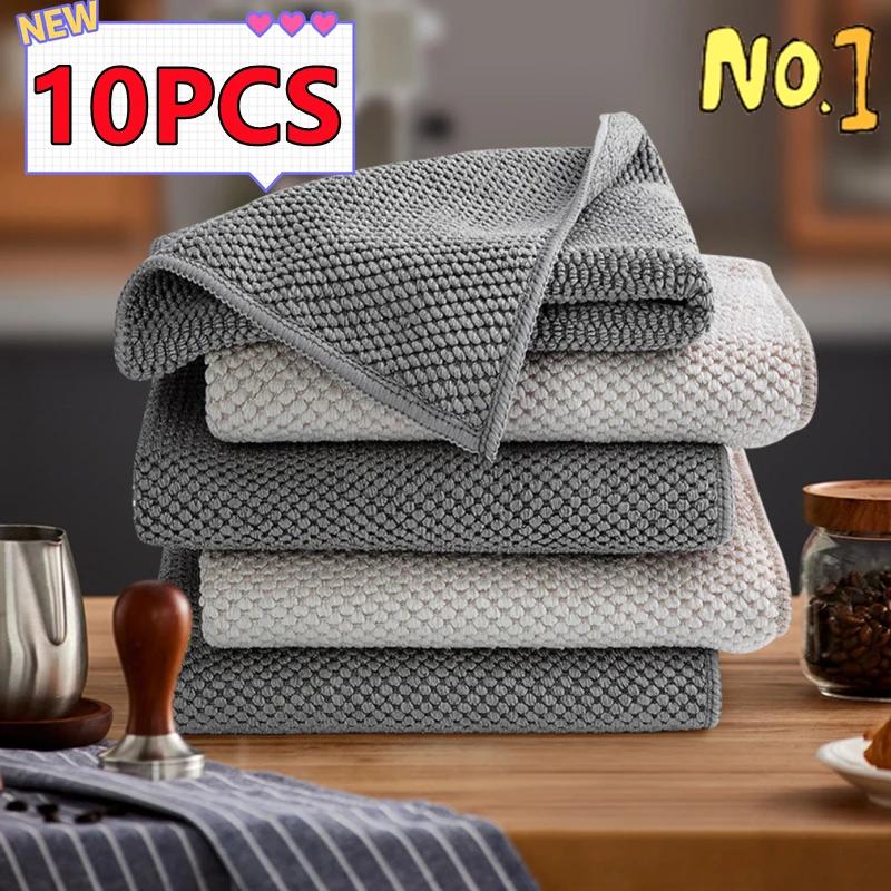 Chiffon de nettoyage pour Bar de cuisine, serviette pour salon de thé, Machine à café, chiffons spéc