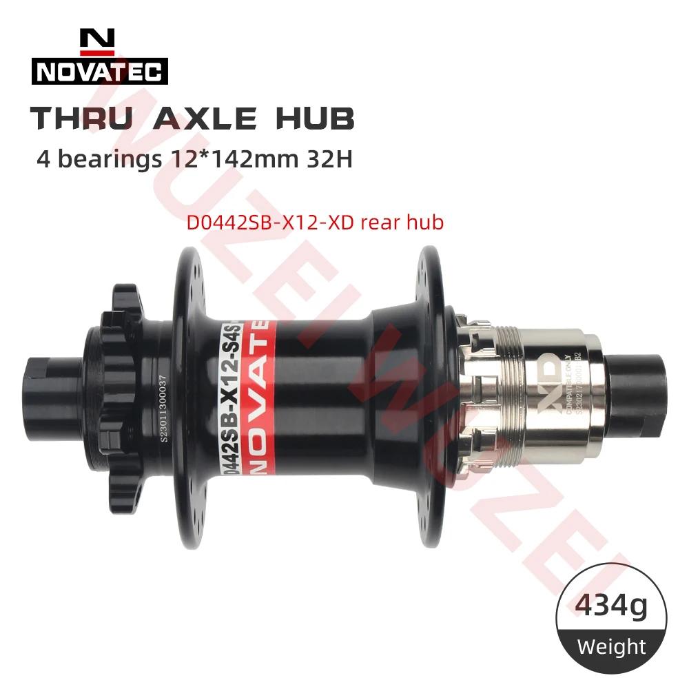 NOVATEC 32H XD moyeu arrière de vélo de montagne 10X135mm/12X142mm/12X148mm essieu rapide/à traversa