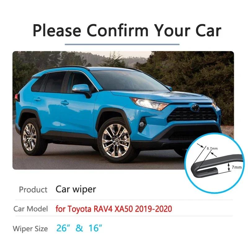 Balai d'essuie-glace de voiture pour Toyota RAV4 XA50 2019 2020, pare-brise avant, accessoires de vo