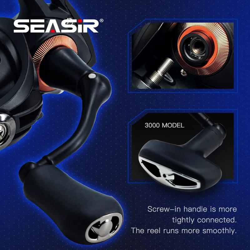 SEASIR  Moulinet de pêche Spinning Black Arrow, équipement principal en métal, bobine en aluminium p