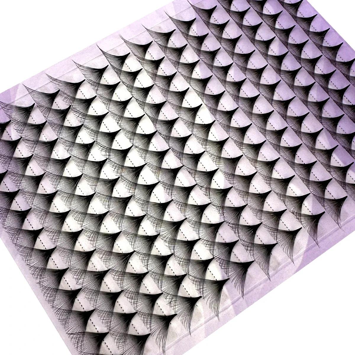 30/40D ventilateurs préfabriqués 0.05 Super moelleux gros ventilateurs Extensions de cils Base mince