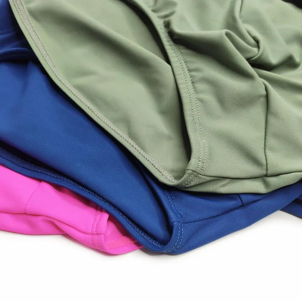 Slip de bain pour hommes, taille basse, couleur unie, maillot de bain de plage, culotte de bain, str