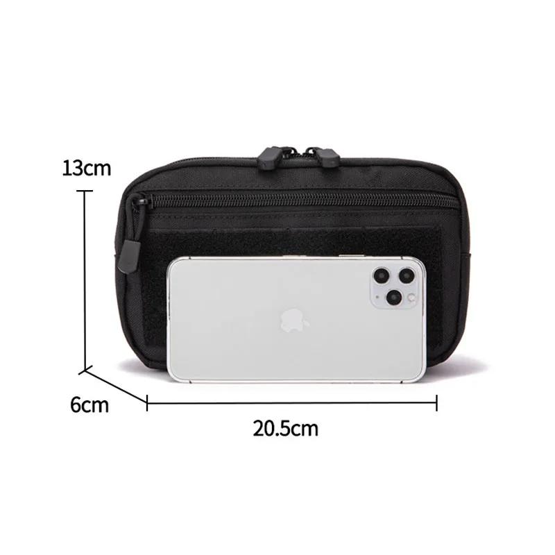 Pochette tactique Molle pour téléphone portable, pochette EDC, sac de taille, pochette pour outils u