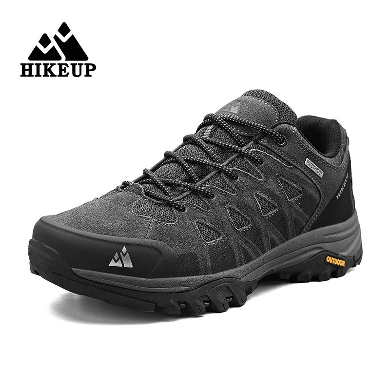 Chaussures de randonnée plein air homme HIKEUP - Bottes trekking baskets camping résistantes usure montagne