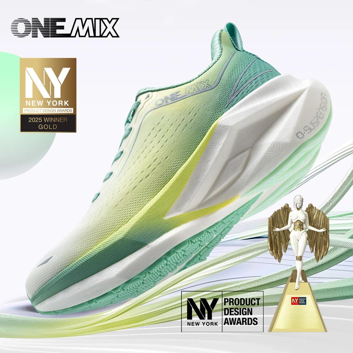 ONEMIX chaussures de course pour hommes Super léger en plein air athlétique entraînement Jogging bas