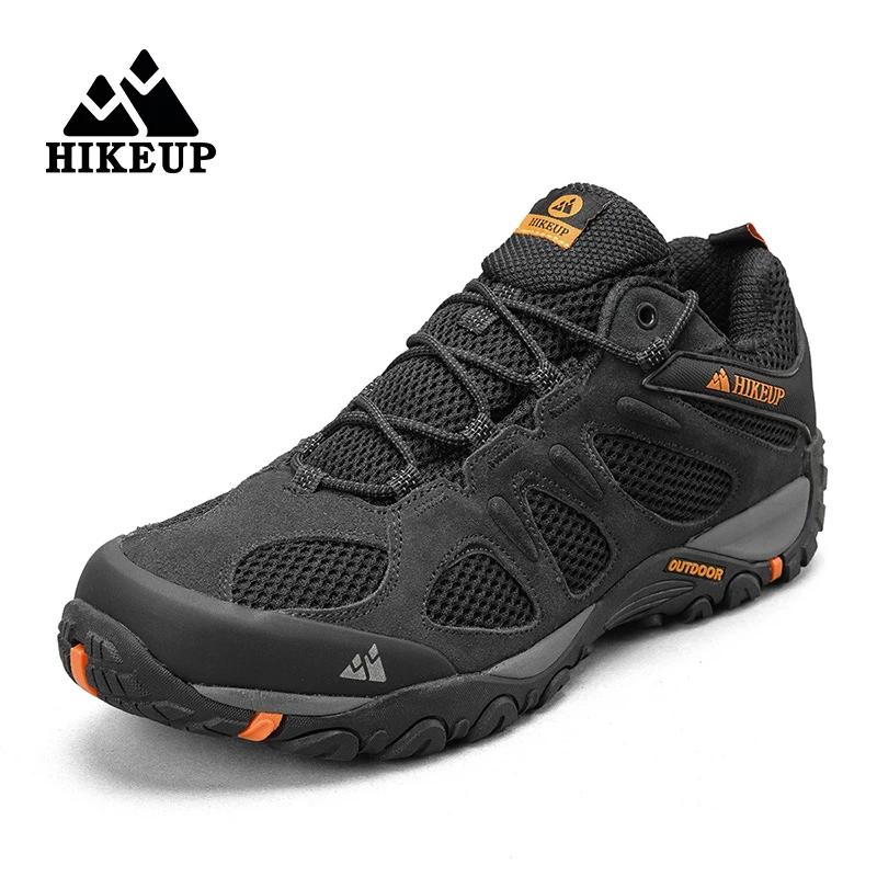 HIKEUP-Chaussures de Randonnée Respirantes Résistantes aux Éclaboussures pour Homme, pour l'Escalade