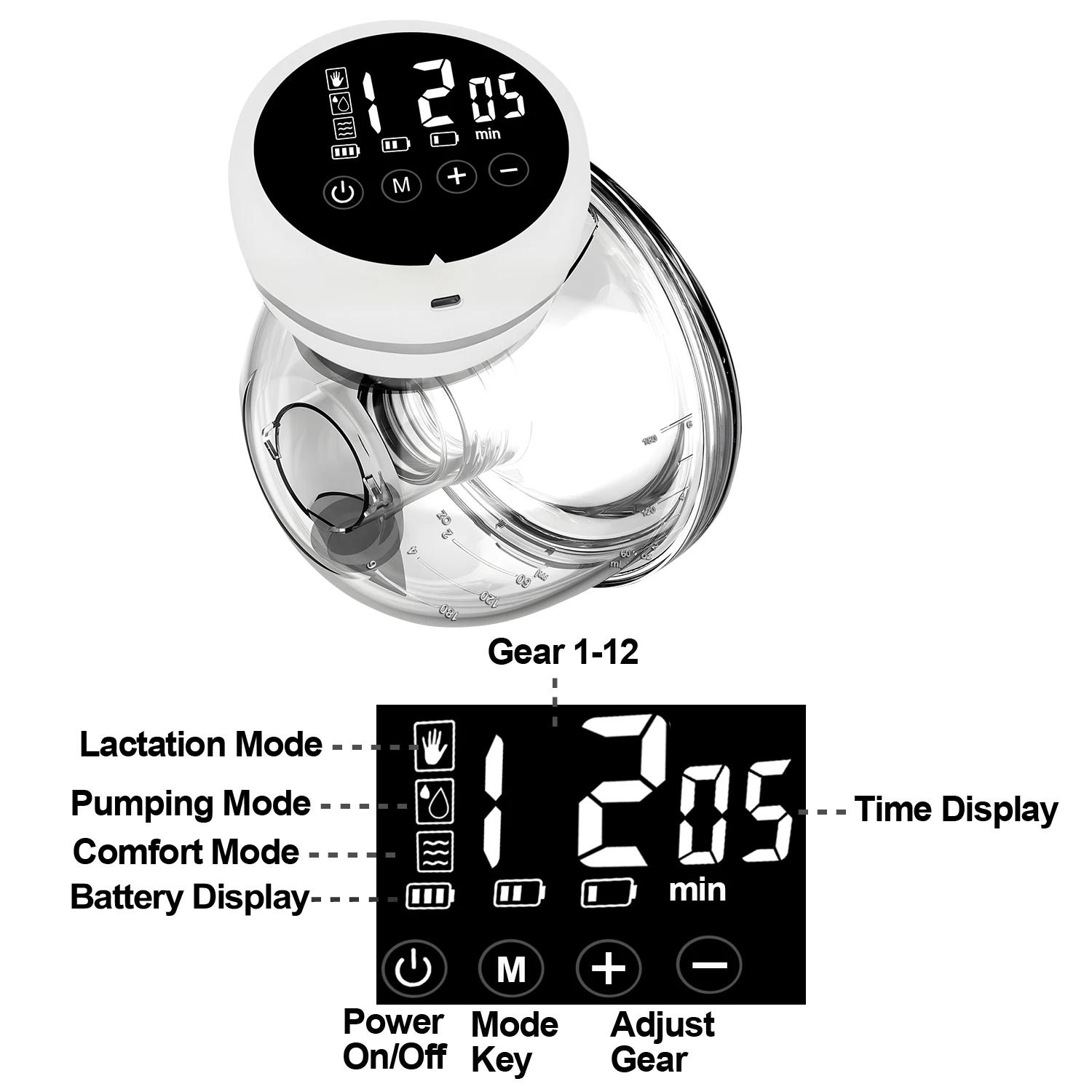 Tire-lait électrique Portable, 1 pièce, Collection de lait silencieuse, mains libres, Invisible, aut