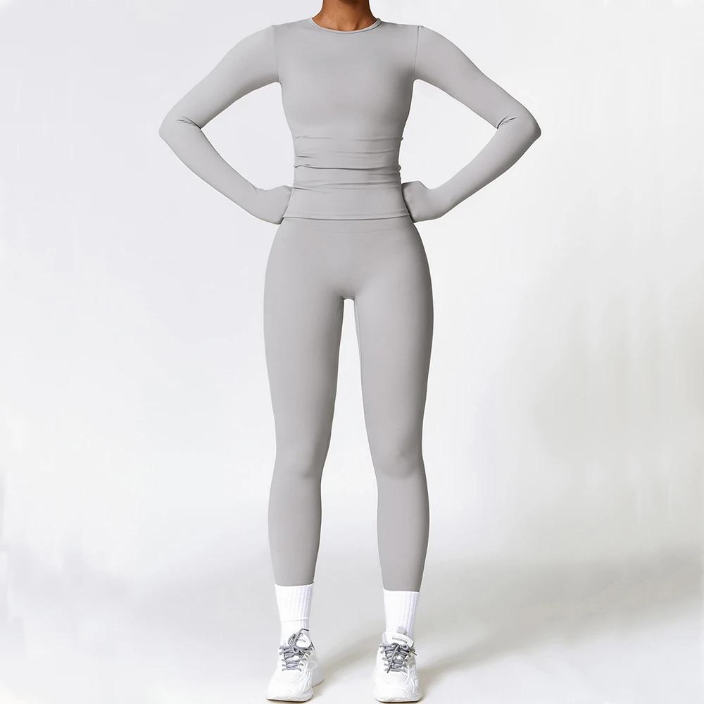 2 pièces ensemble de Yoga femmes vêtements de sport Fitness ensemble d'entraînement vêtements de spo