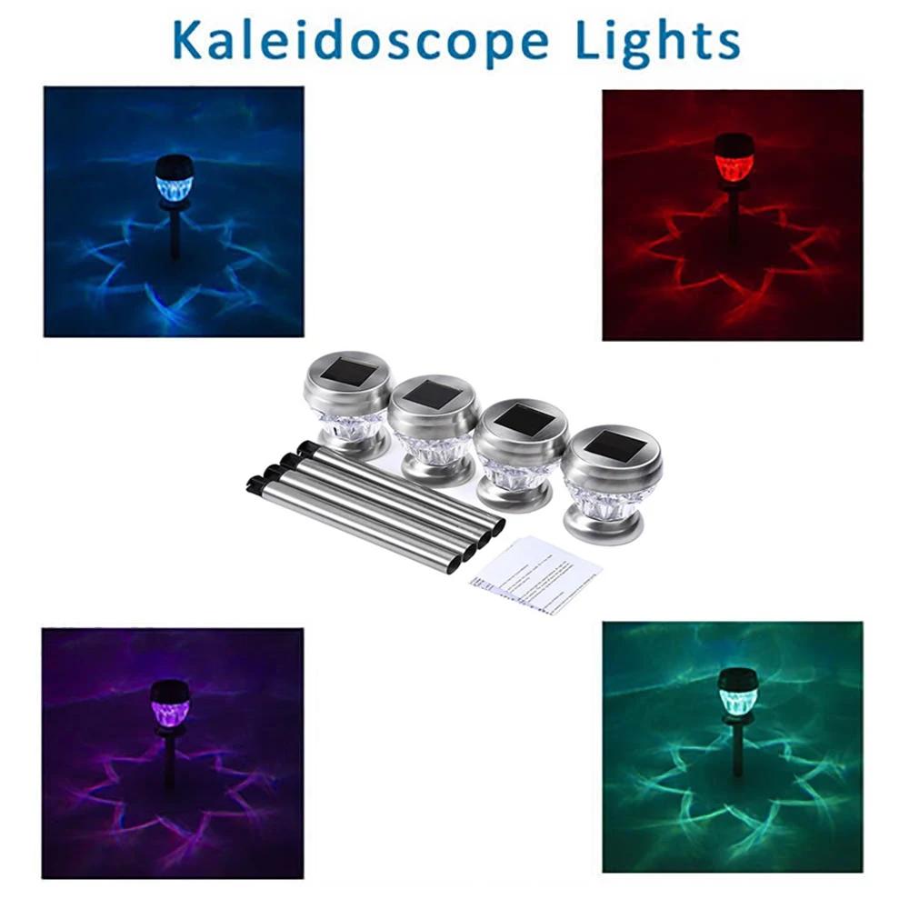 Lampe LED Solaire en Diamant à Poteau Droit, Imperméable, Luminaire Décoratif d'Extérieur, Idéal pou