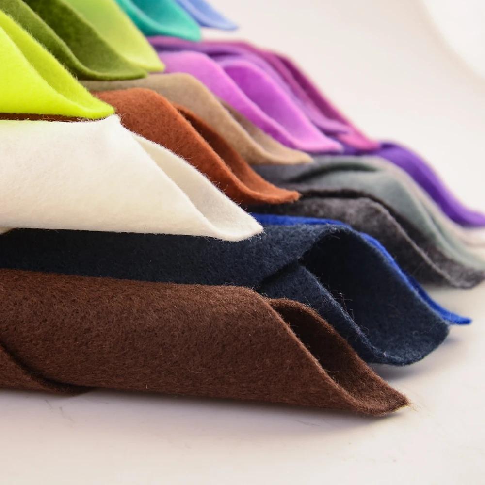 Tissu en feutre super doux, épaisseur 1,4 mm, 30*30 cm/20 cm*90 cm, feuille non tissée pour travaux 