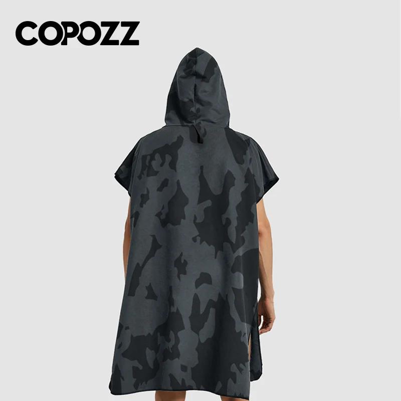 Poncho de Surf Personnalisé en Microcarence pour Adulte, Serviette de Bain pour Sports Aquatiques, R