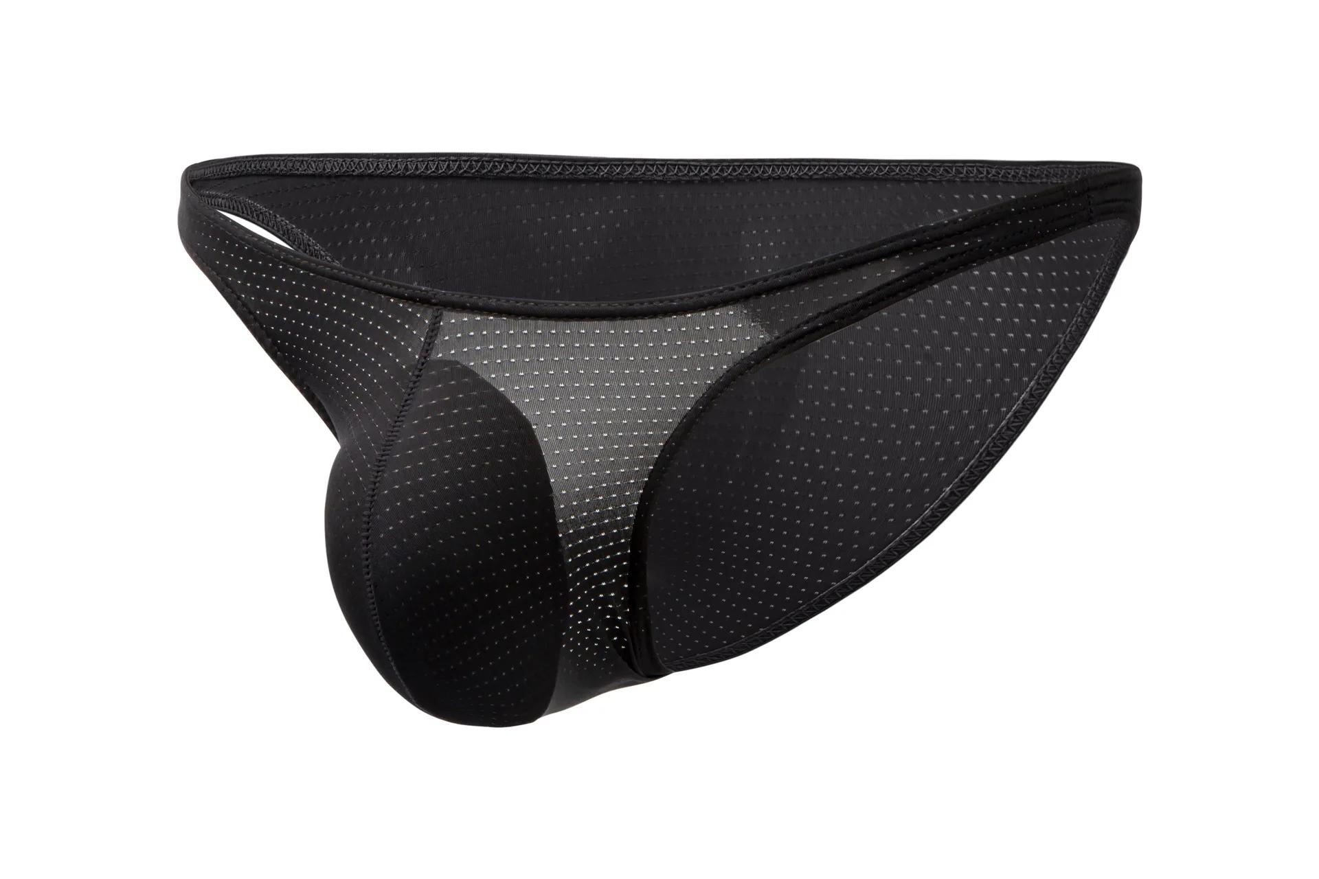 Sous-vêtements Sexy pour hommes taille basse cuecas maille respirant sissy boxeurs et slips calzonci