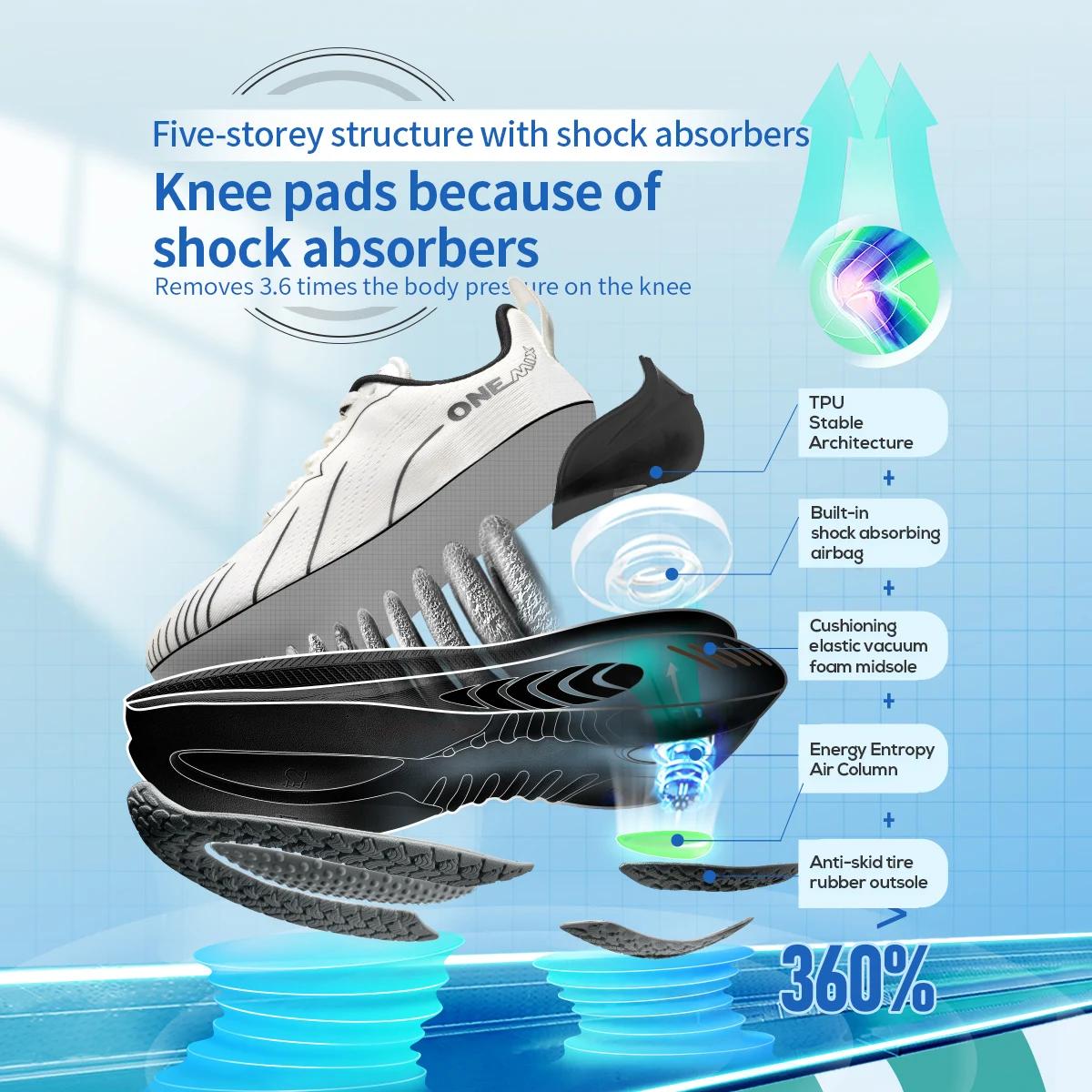 Chaussures trail ONEMIX 2025 Panda : antidérapantes, chaudes pour hiver et sport outdoor