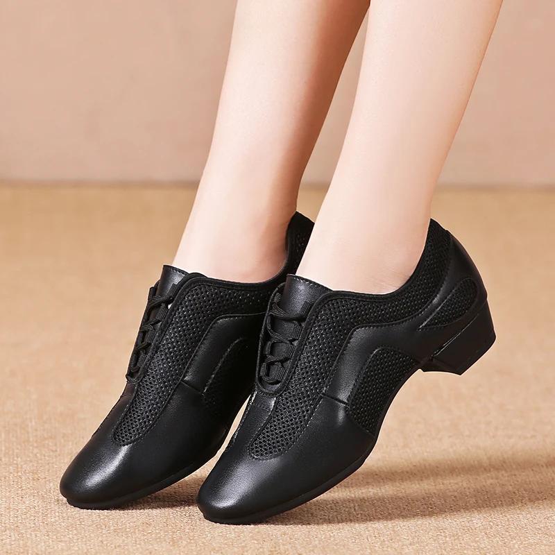 Chaussures de danse salon femmes Salsa latine semelle souple professionnelles Jazz Tango talons 2cm