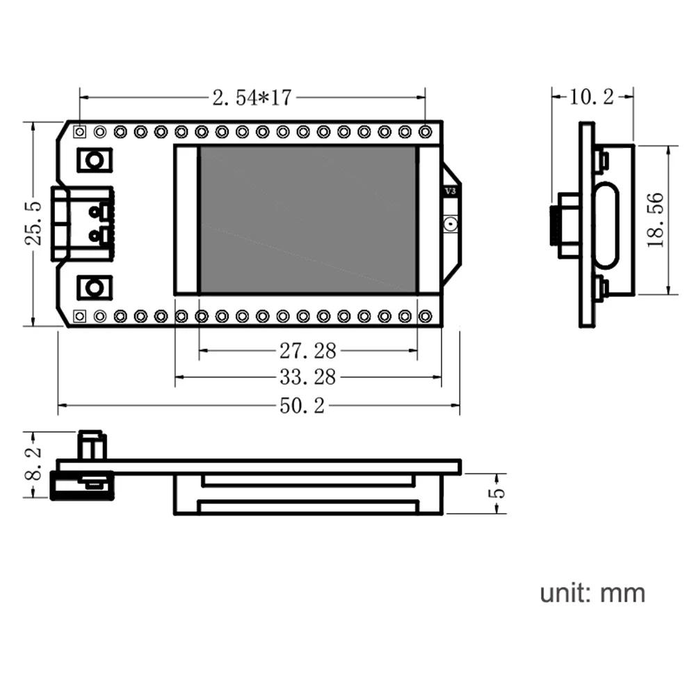 Heltec LoRa32 V3 863-928MHZ carte de développement SX1262 0.96 pouces OLED affichage WIFI + BT ESP32