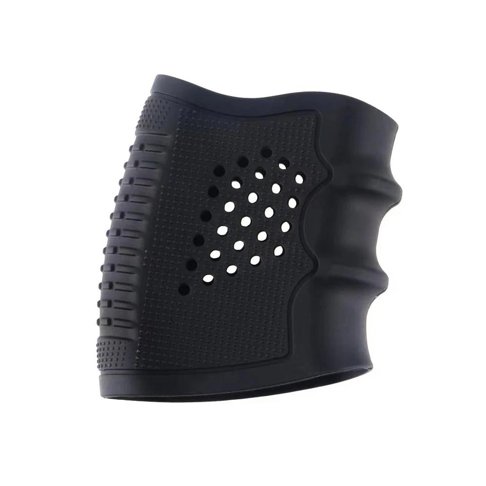 Manchon de couverture de gant de poignée en caoutchouc pour pistolet tactique, pistolets antidérapan