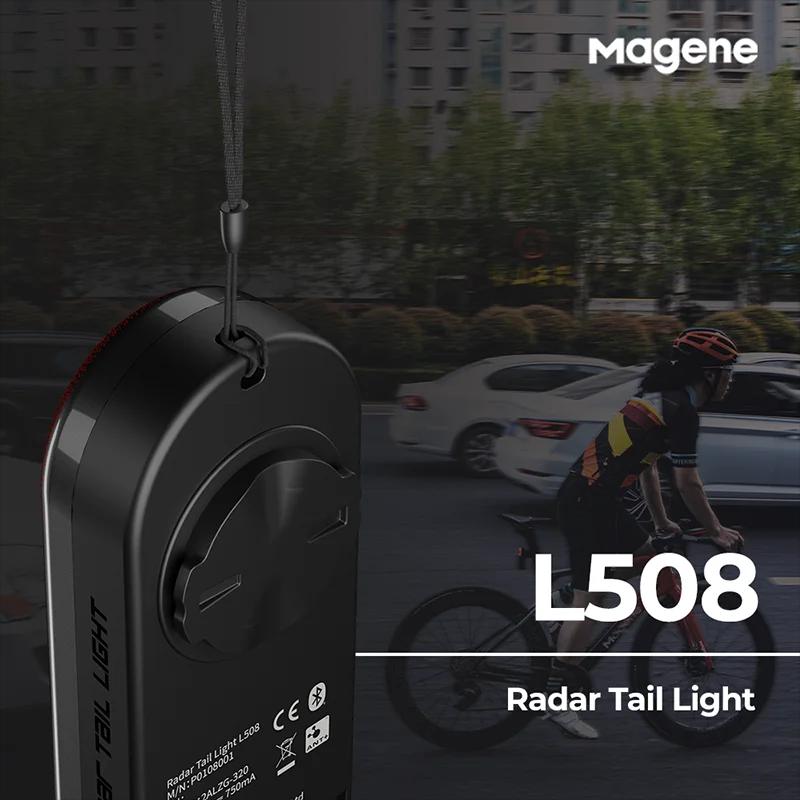 Magene Radar feu arrière de vélo L508 lampe de détection de frein arrière de vélo tige de selle char