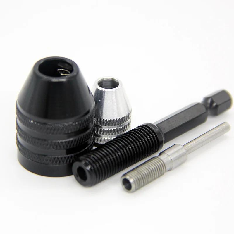 Mandrin de perceuse, tournevis sans clé, adaptateur de pilote d'impact, Micro moteur électrique, pin