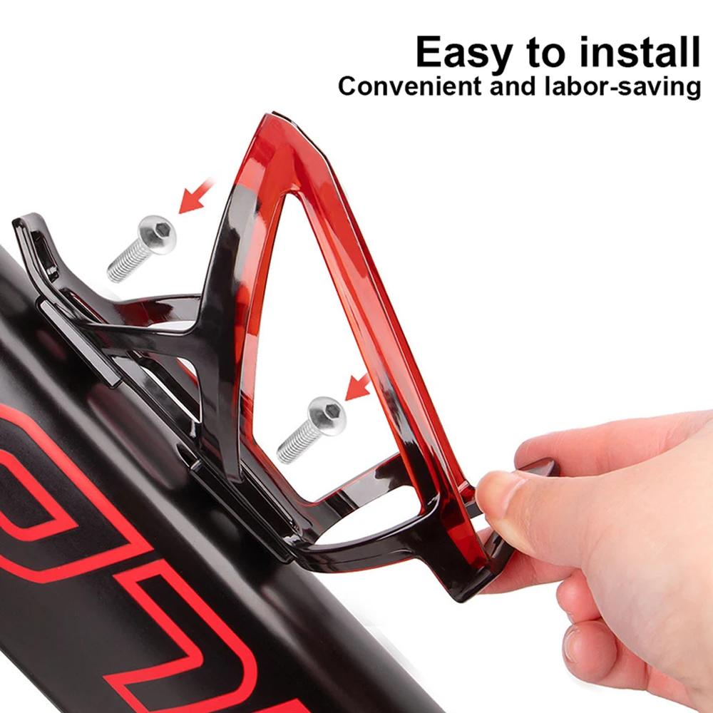Toptrek porte-bidon de vélo vtt route vélo porte-bouteille d'eau coloré léger support de bouteille d