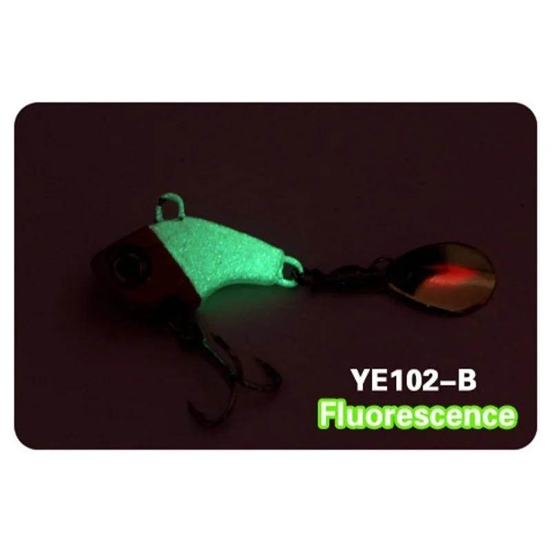Leurre de pêche rotatif en métal VIB avec vibration, appât dur pour la truite, 7/10/20g, 1 pièce