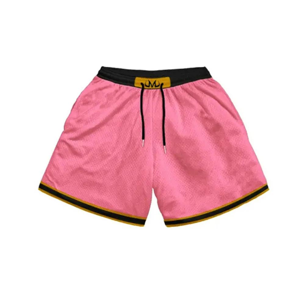 Short de sport pour hommes, imprimé en 3D, en maille à séchage rapide, décontracté, pour l'été, pour