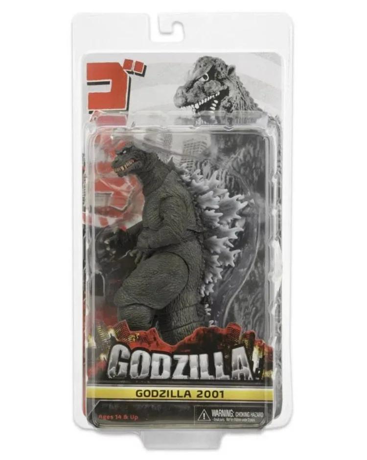 NECA-Figurine articulée Godzilla en PVC, version film, cadeau pour enfants, 17cm, 2001