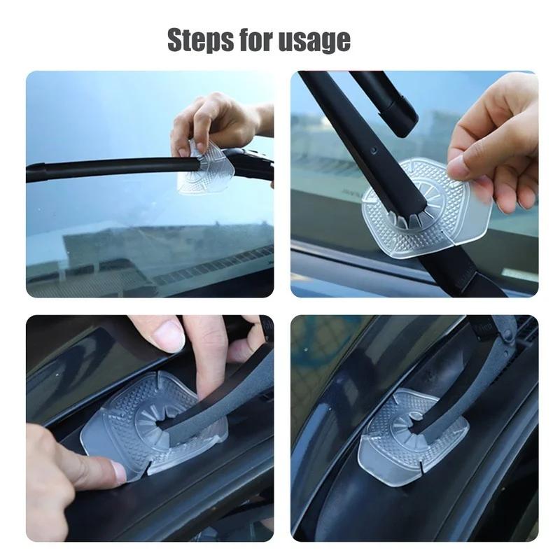 Couvercle universel de protection d'essuie-glace de pare-brise de voiture, pour empêcher les débris 