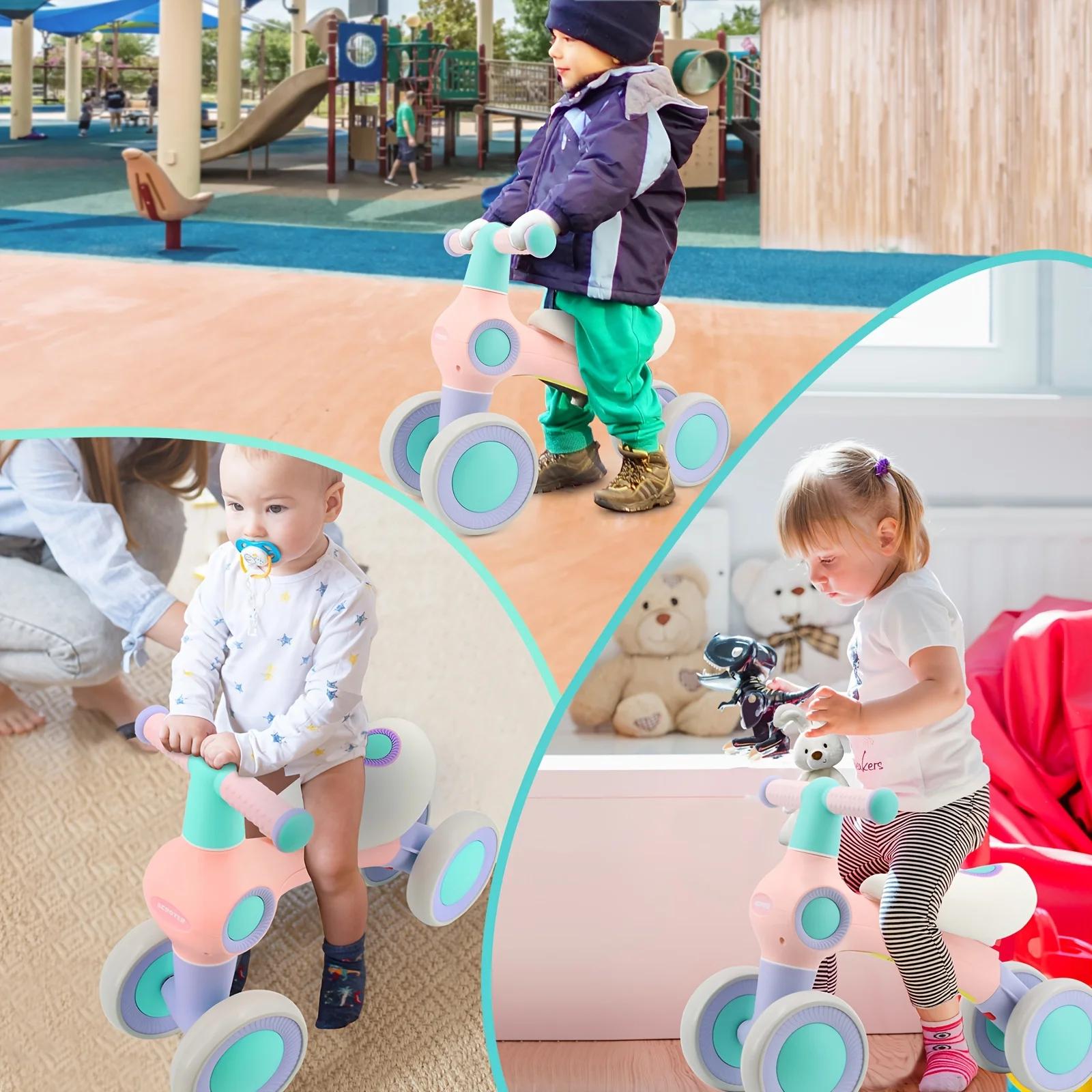 Vélo d'équilibre pour bébé de 1 an, garçons et filles, vélo pour tout-petits de 12 à 36 mois, siège 