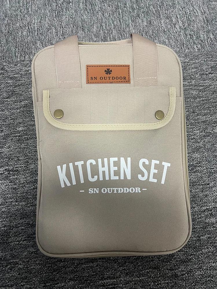 Ustensiles de cuisine de Camping en plein air, ensemble de 8 pièces livré avec un ensemble complet d