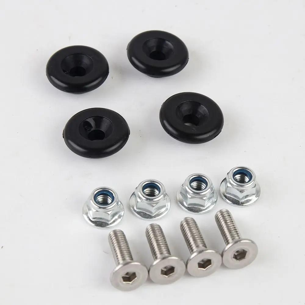 Boucle universelle de boîte arrière de moto, 4 pièces, douille de bagage arrière, support de coffre,
