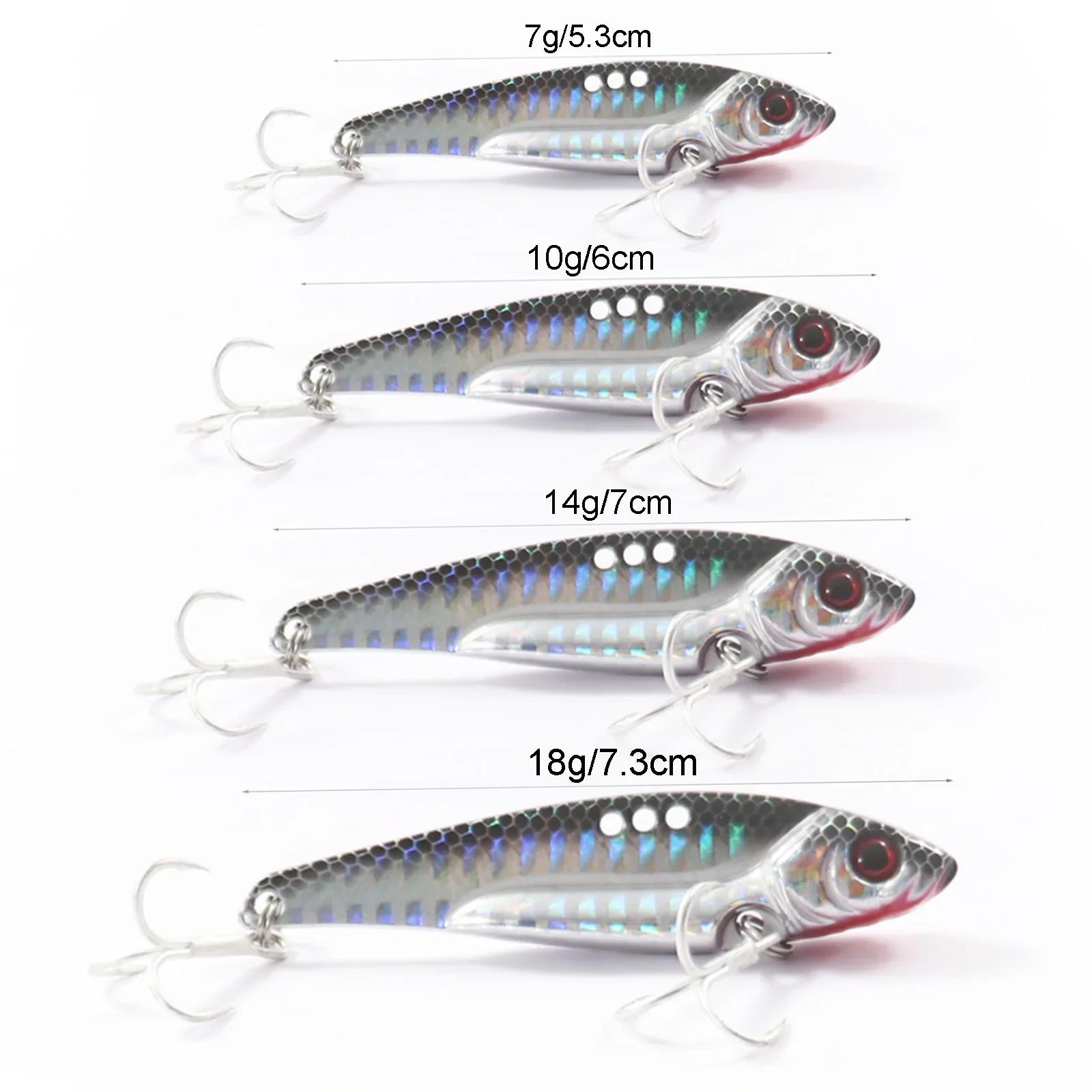 VIB leurre de pêche 7-18g lame métal coulant Spinner Vibration appât nageur Pesca pour bar brochet p