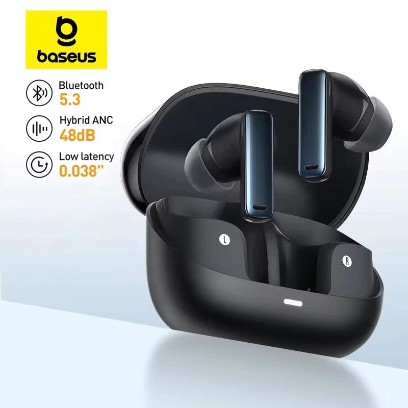 Baseus Bowie M2s ANC écouteur Bluetooth 5.3 suppression Active du bruit-48dB casque sans fil prise e
