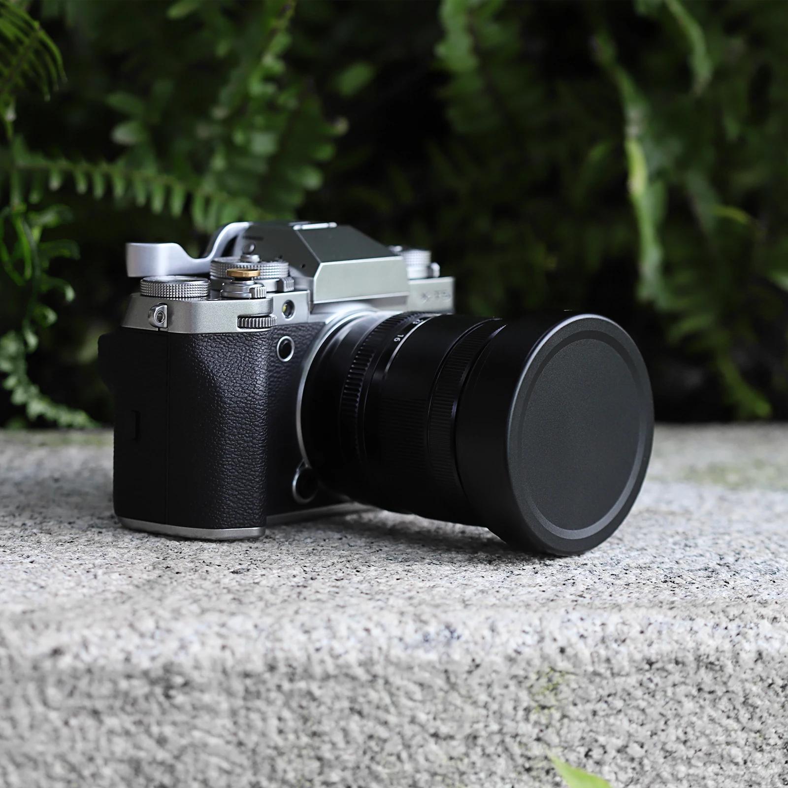 Haoge – pare-soleil carré en métal à baïonnette pour objectif Fujifilm XF33mm F1.4 R WR, pare-soleil