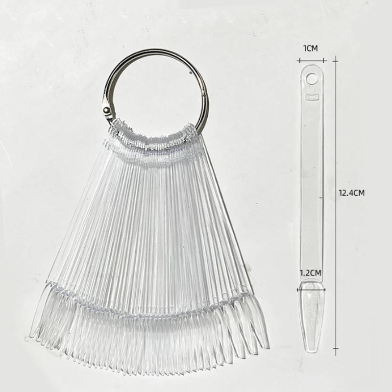 Produits pour ongles 50 couleurs carte en éventail pour vernis à ongles carte de vernis à ongles pra