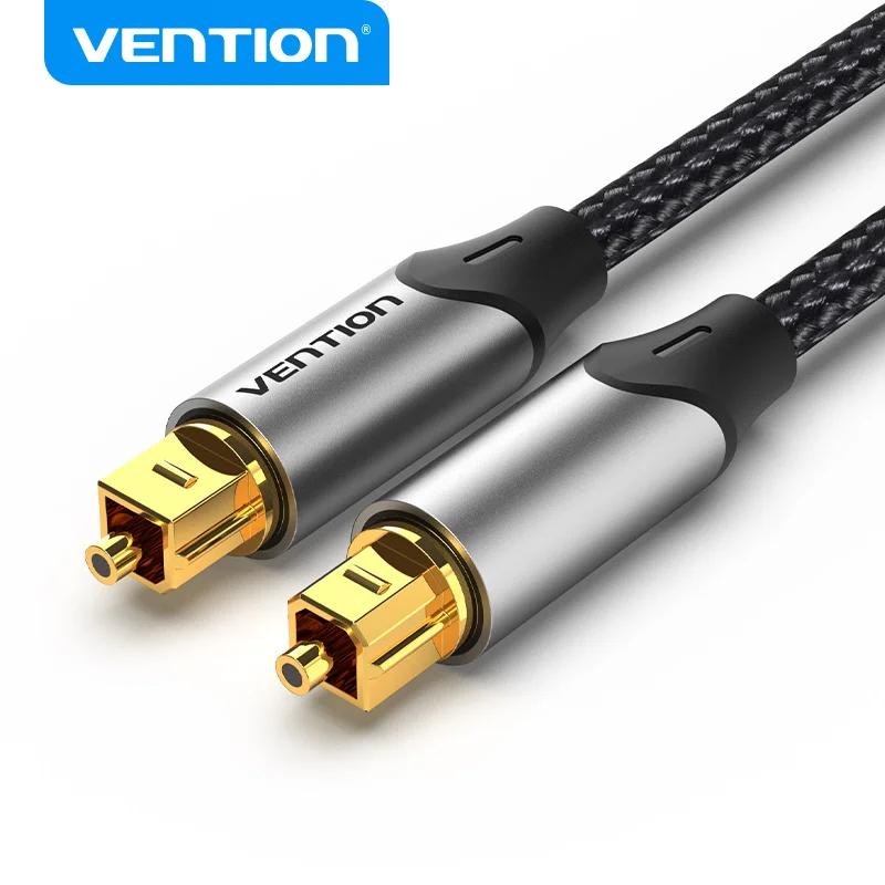 Vention câble Audio optique numérique Toslink SPDIF câble Coaxial 1m 2m pour amplificateurs Blu-ray 