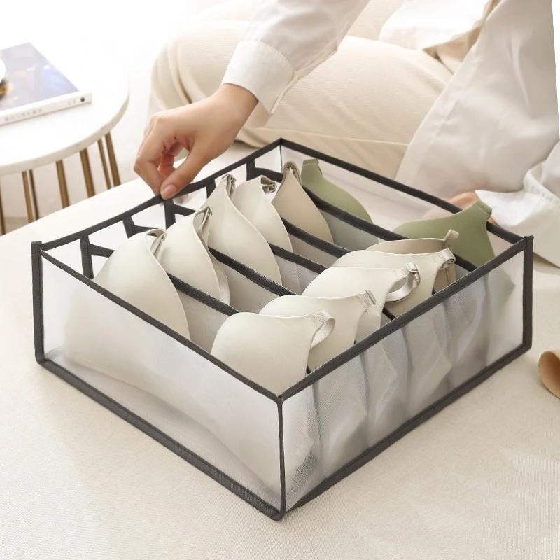 Organisateur culottes chaussettes boîtes de rangement garde-robe pantalons vêtements sous-vêtements 