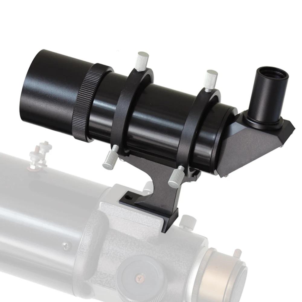 EYSDON 9x50mm portée de recherche d'image correcte à Angle droit OTA avec anneaux de guidage de serr