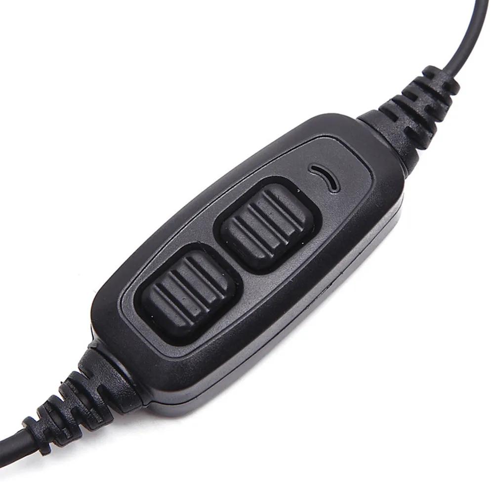 Écouteurs double PTT avec Microphone pour écouteurs transmetteur Baofeng BF-UV5R UV82 UV82L UV-89, c