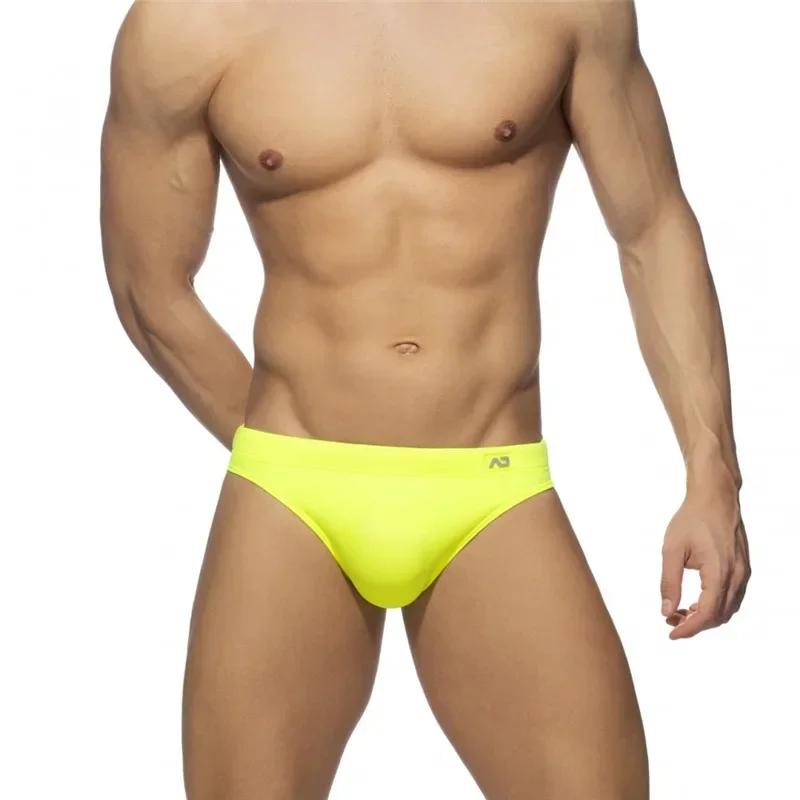 Maillot de bain push-up néon pour hommes - Bikini brésilien sexy pour plage et surf
