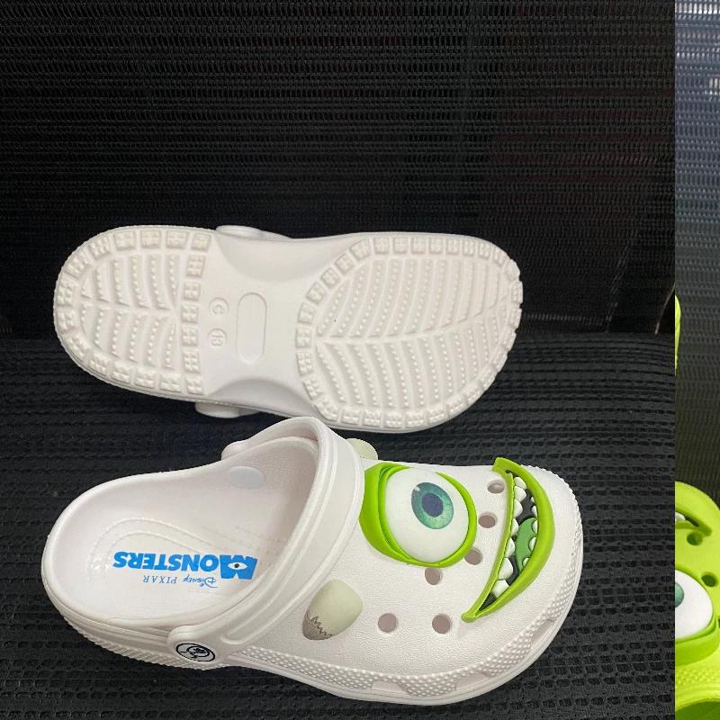 Sandales antidérapantes d'été pour enfants, pantoufles à trous respirantes, chaussures de plage déco