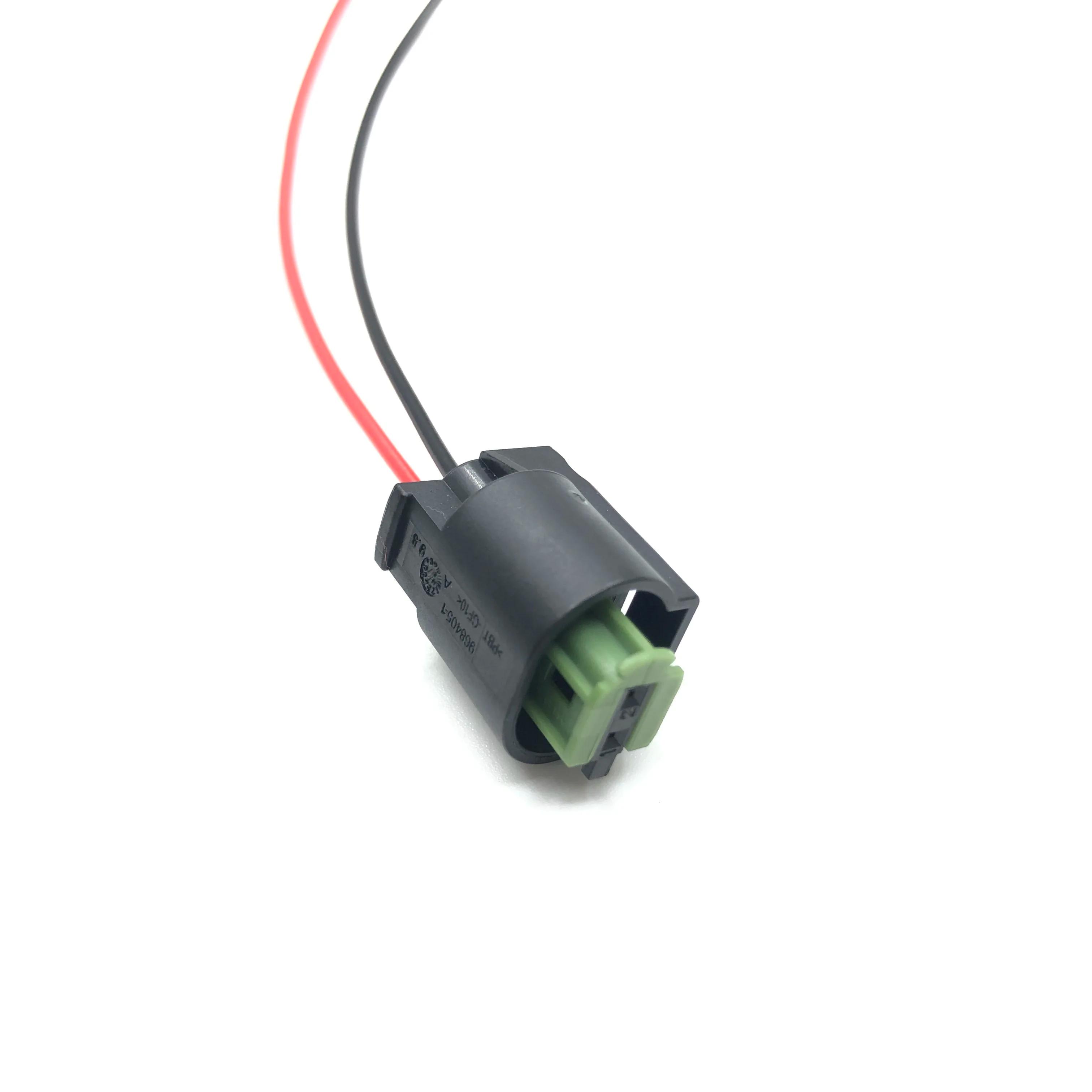 Connecteur de capteur automatique d'injecteur Tyco femelle 968405, 2 broches, pour Volkswagen Audi B