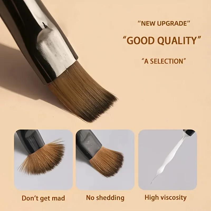 9 pièces bricolage brosse Nail Art brosse ensemble acrylique dentelle Ombre conception ongles UV Gel