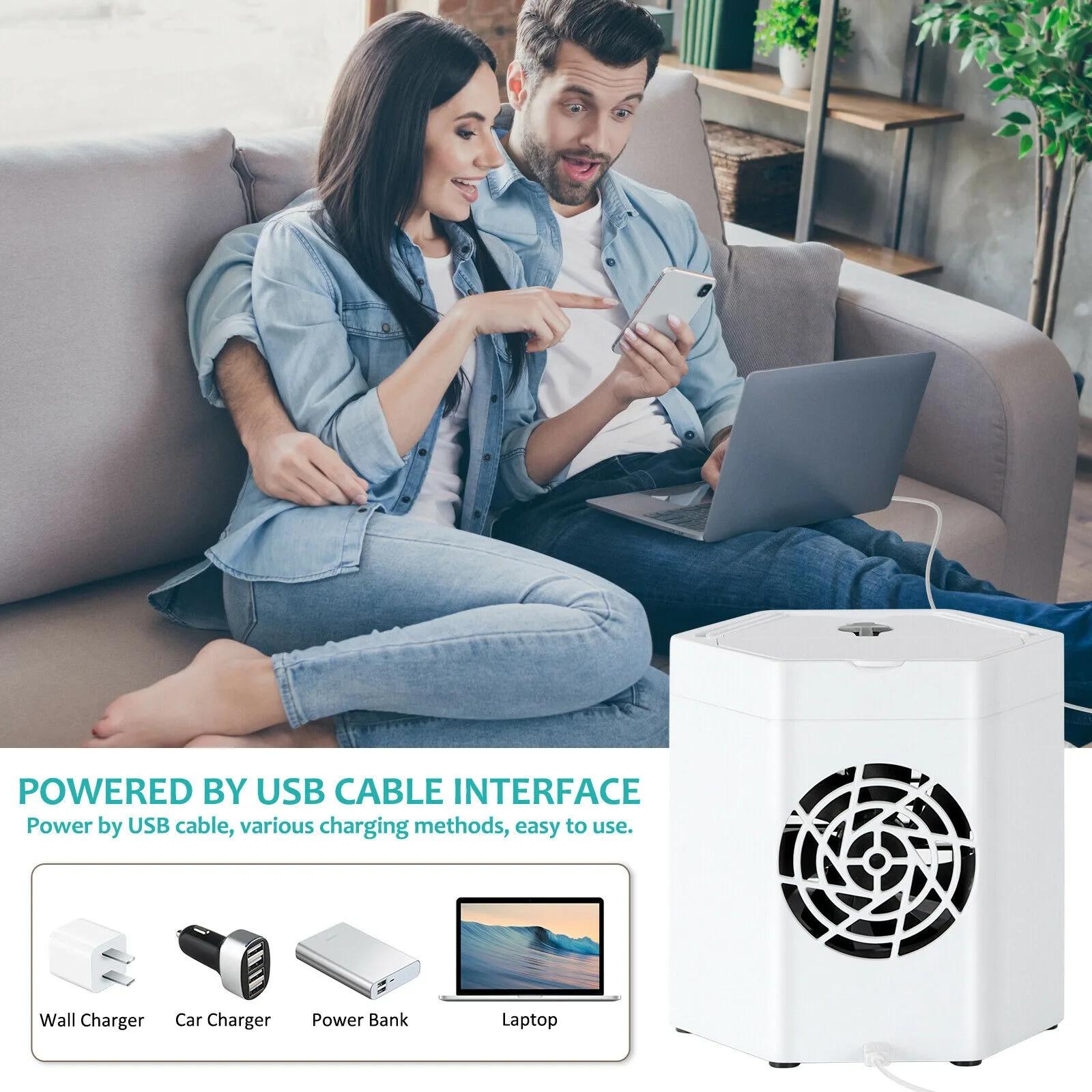 Ventilateur de table USB portable, petit ventilateur pour bureau, ventilateur de refroidissement per