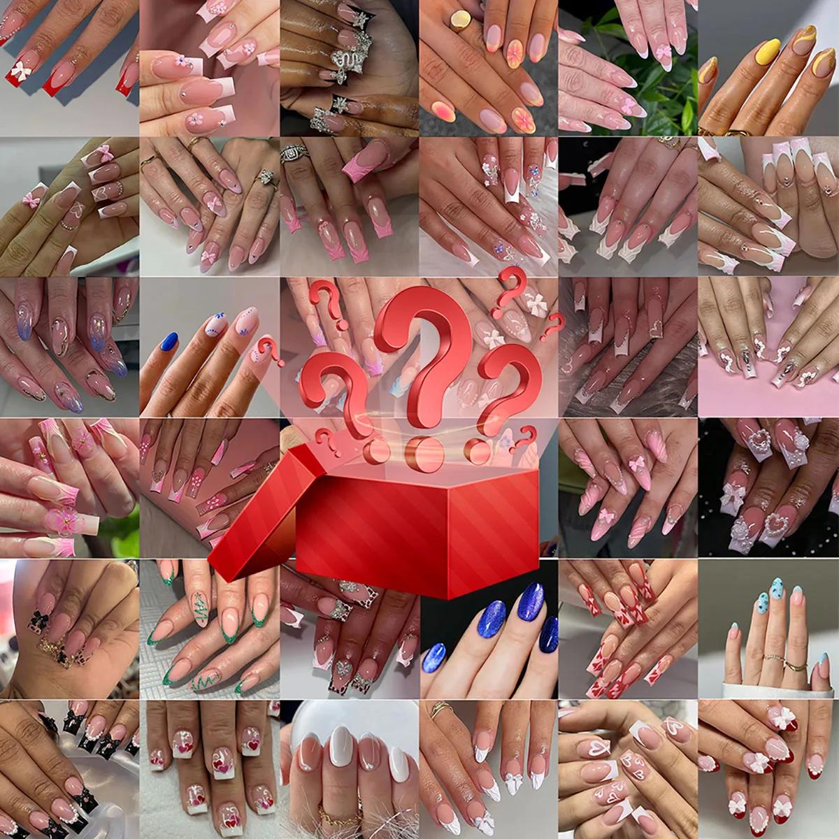Boîte surprise, 96 pièces (4 boîtes) appuyez sur les clous, livraison aléatoire, styles multiplesNot