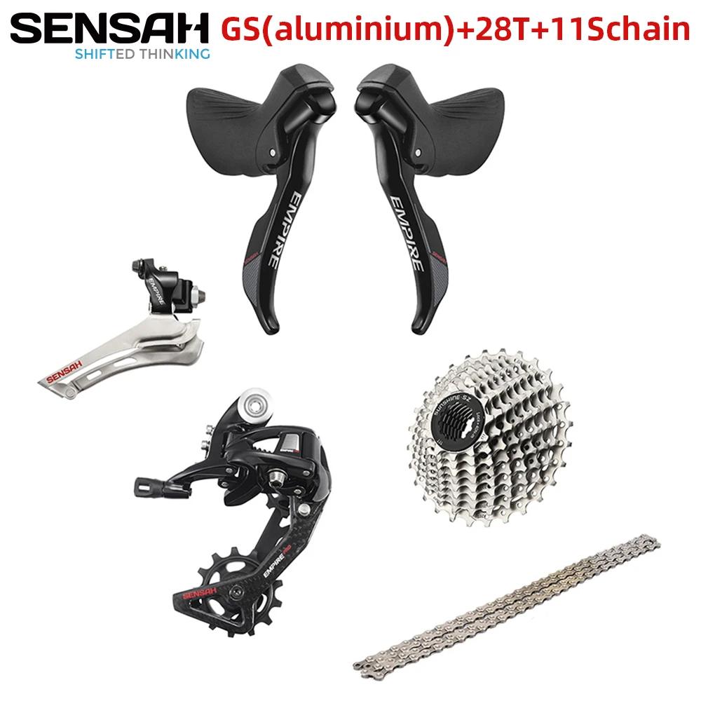 SENSAH EMPIRE 6 Kits 2x11 vitesses 22s groupe de route manette de vitesse R/L + FD + dérailleurs RD 