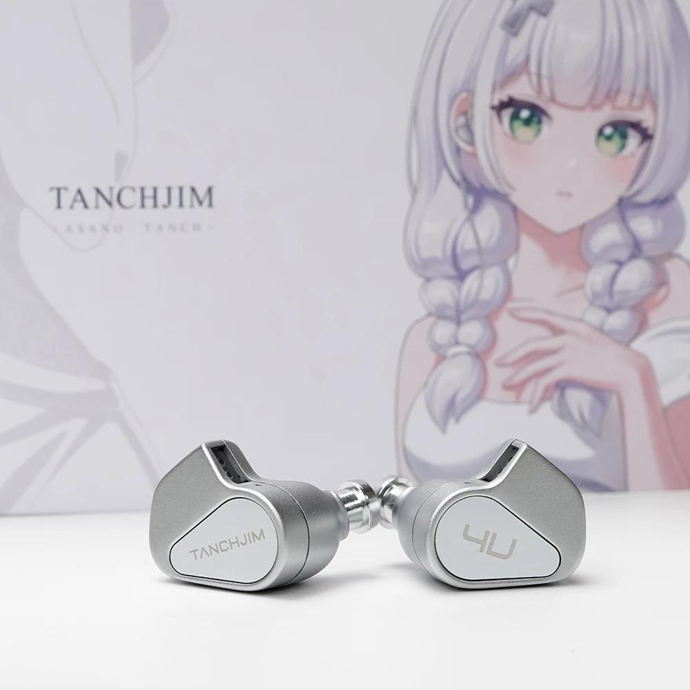 Écouteurs CHJIM 4U de tailles HiFiGo DMT-4 des moniteurs intra-auriculaires à pilote dynamique à dou