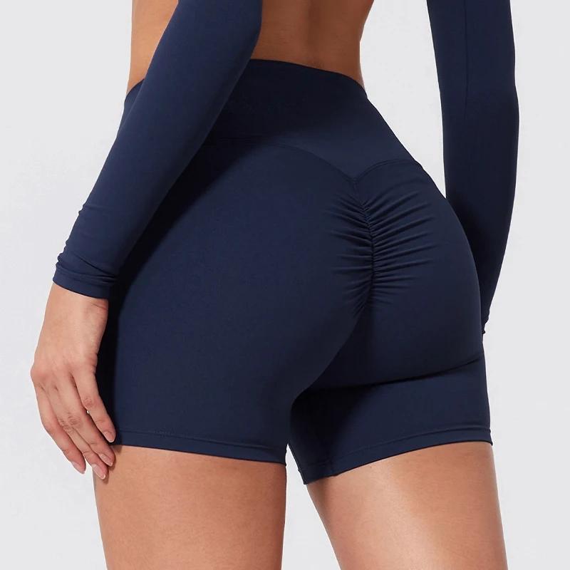 Short yoga été femme élastique - Legging sport push-up cyclisme entraînement séchage rapide